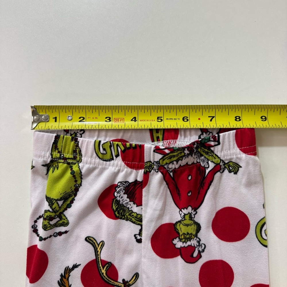 Dr. Seuss MERRY GRINCHMAS Pajama Lounge Set Size 3T Christmas PJ's Red Green - Picture 15 of 16